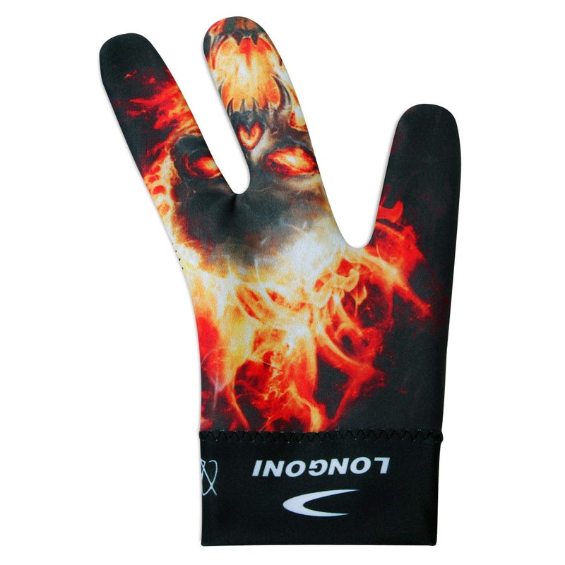 LONGONI Billiard POOL CUE GLOVE Fancy Skull 2 for Left hand - Image 4